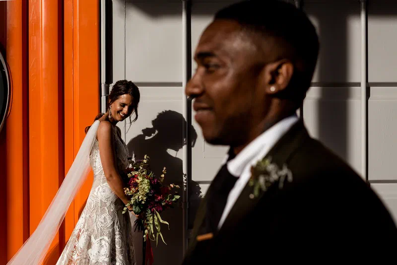 Trinity Buoy Wharf Wedding Photographer - Zina + Dines